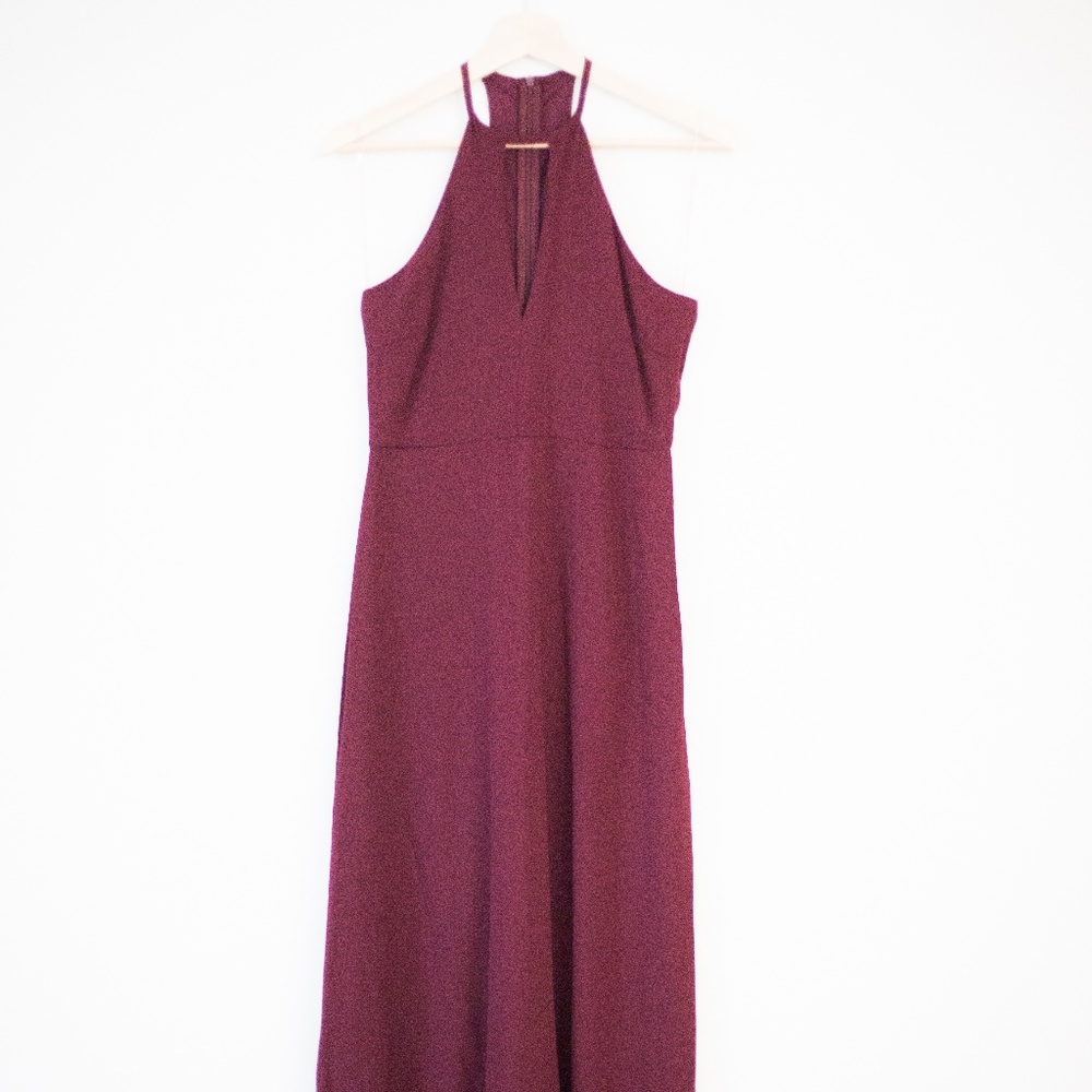 Lulus Burgundy Maxi Dress